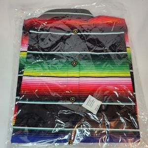 DIXXON Shirts Dixxon Low Low Party Shirt Serape Mens Large Mostly